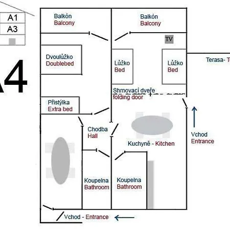 Apartament Dane *